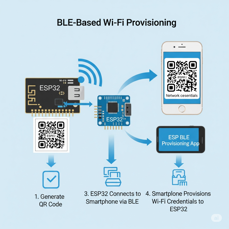 BLE-Based Wi-Fi Provisioning on ESP32 using QR Code and ESP BLE ...